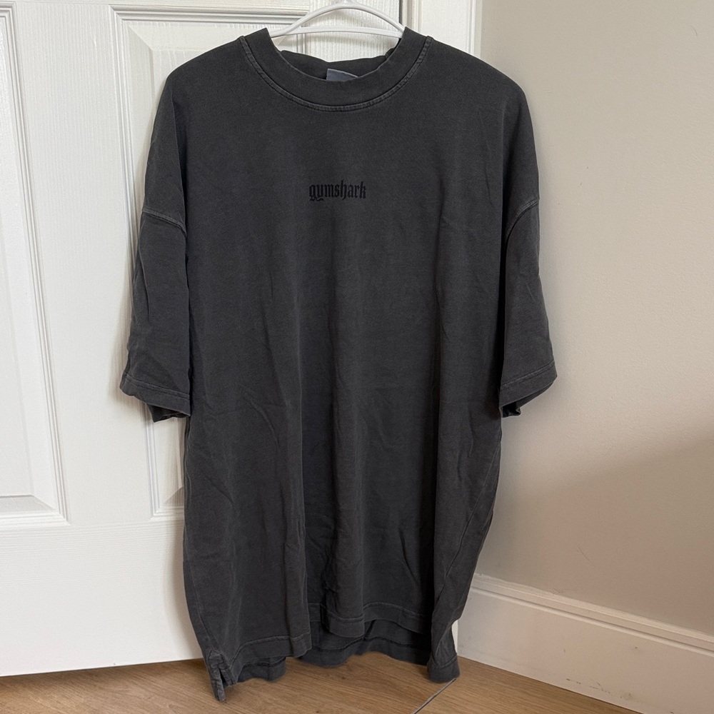 Gymshark Men's Charcoal Short Sleeve Tee